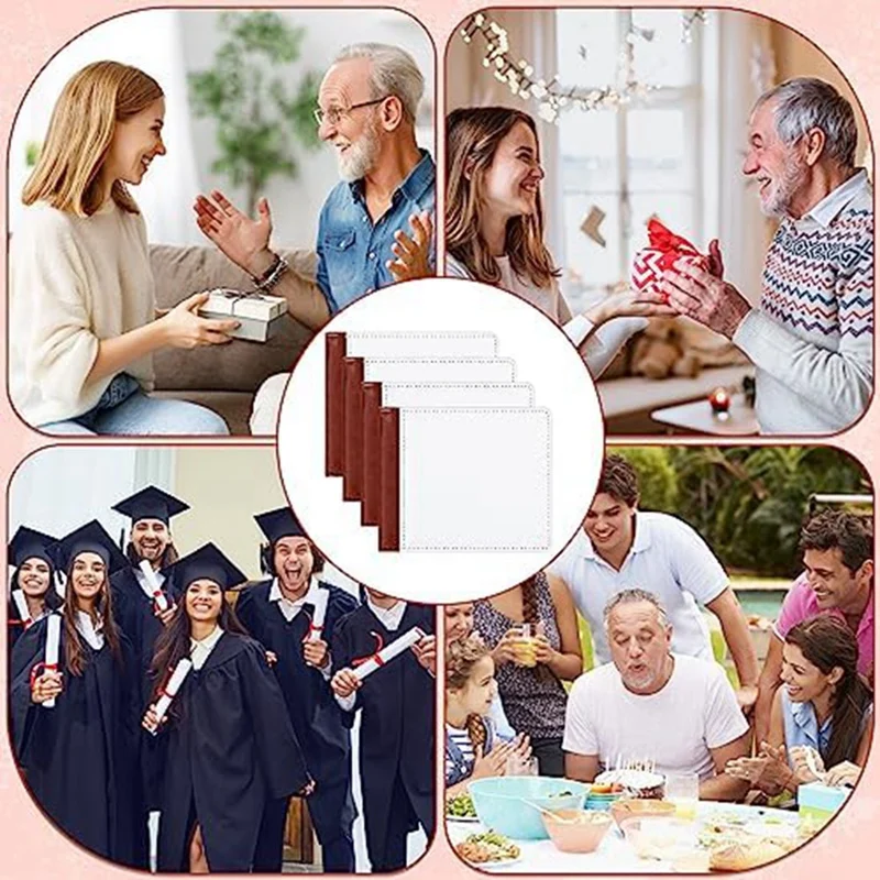 AB46-Sublimation Wallet Blank Heat Transfer Sublimation Bank Card Holder Compact Wallet For Christmas Father'sday Office