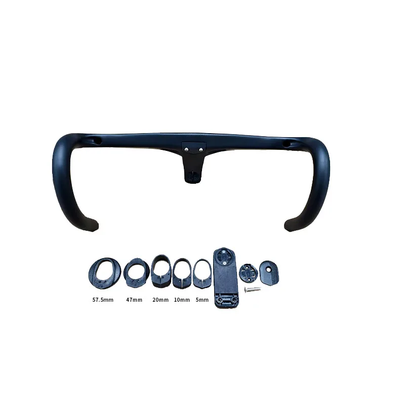 High Quality ALANERA Carbon Road Handlebar Super Light Integrated Carbon Road Handlebar For 28.6mm Fork Steer With Spacers