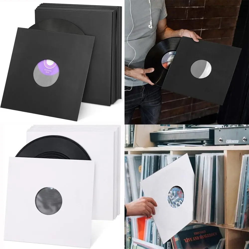 Vinyl Record Sleeves 7 10 12 Inch Paper Poly Lined Protection