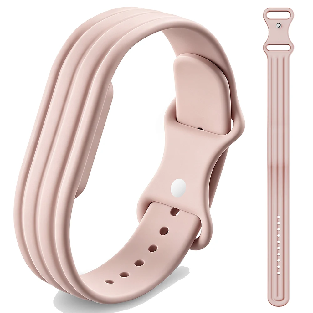 Silicone Loop Fitness Tracker Sports Wristband Replacement Bracelet Accessories