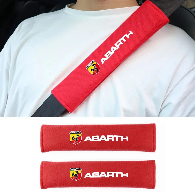 Set of 2 Premium Seat Belt Shoulder Pads - Comfortable Car Interior Accessories