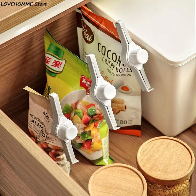 Food Bag Clips Kitchen Storage Food Sealing Tongs Moisture-Proof Clamp  Fresh Keeping Sealing Clip Pour Food Storage Bag Clip - AliExpress