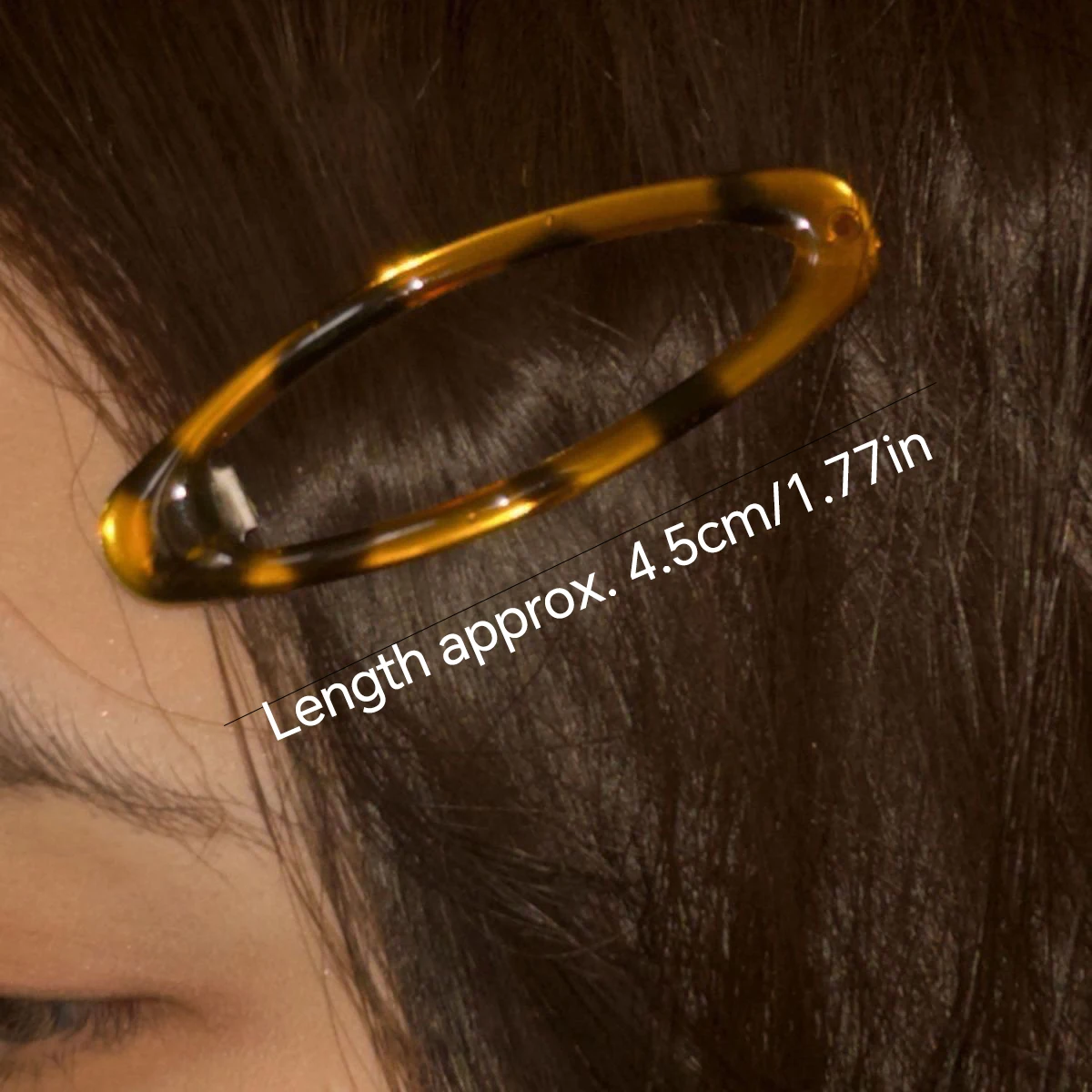 1Pc Leopard Print Oval Hair Clip Women Jewelry Accessory