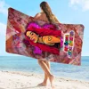 Karol g Manana Sera Bonito Beach Towels Shower Towel Sauna Travel Spa Microfiber Quick Dry Gym Accessories Cute Room Decor 5