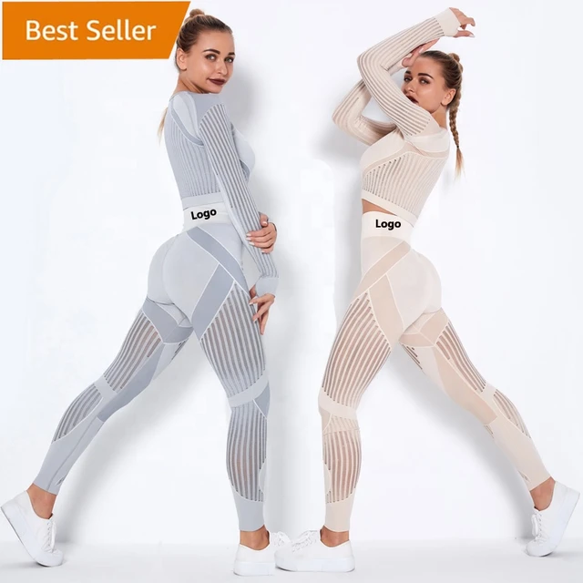 Fashion Seamless Yoga Set Women Fitness Clothing Gym Set @ Best