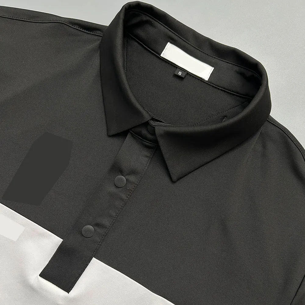 Men's Golf Short Sleeved T-shirt Comfortable Breathable Quick Drying