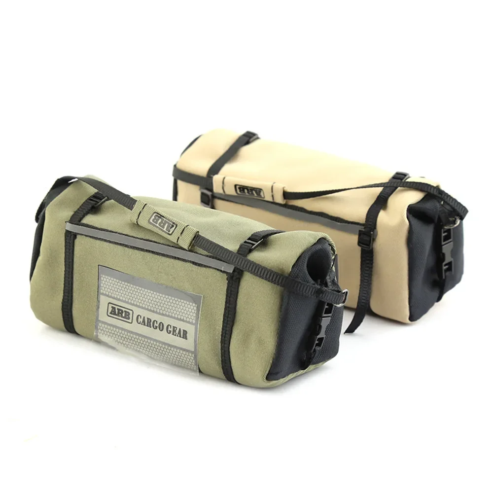 Lot de 2 Sacs de Toit Simulés pour Voiture RC 1/10 - Vert et Jaune