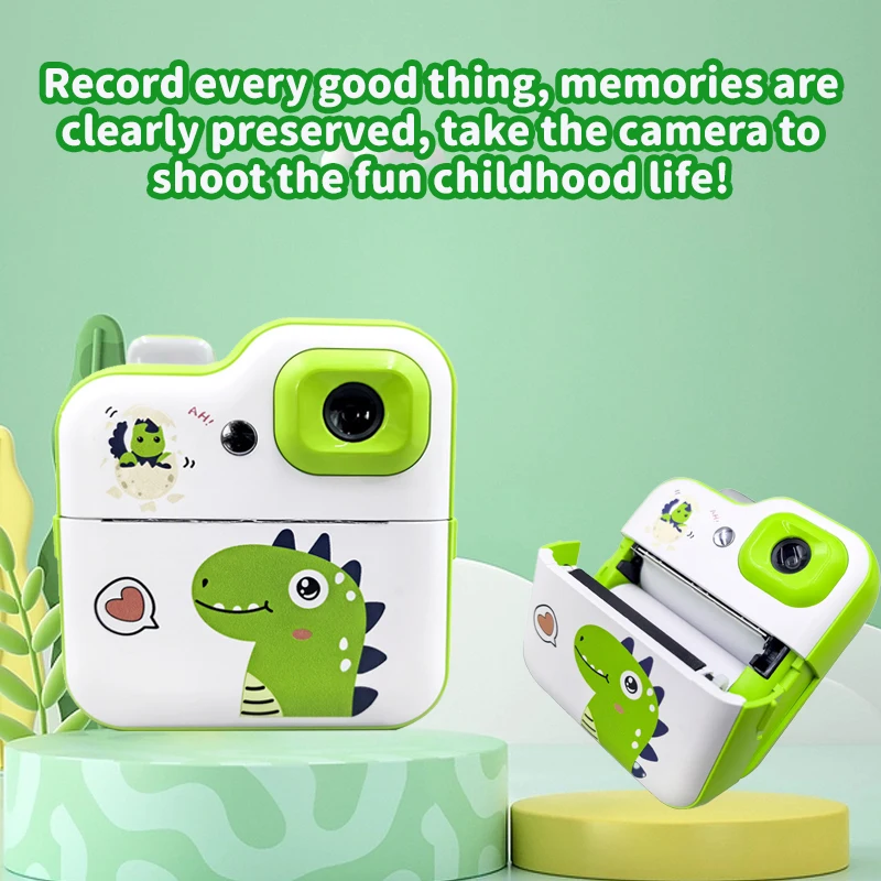 Fotocamera Digitale Per Bambini 3-12 Anni Con Doppia Lente E Flash, Schermo 2,4", 1080P, Custodia Antiurto, Giochi E Filtri Inclusi - Regalo Natale E Compleanno Per Bambine E Bambini - 2