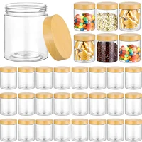 10 oz Thick Glass Jars with Bamboo Lids for Making Candles, Empty Food Storage Containers for Spice, Powder, Liquid 1