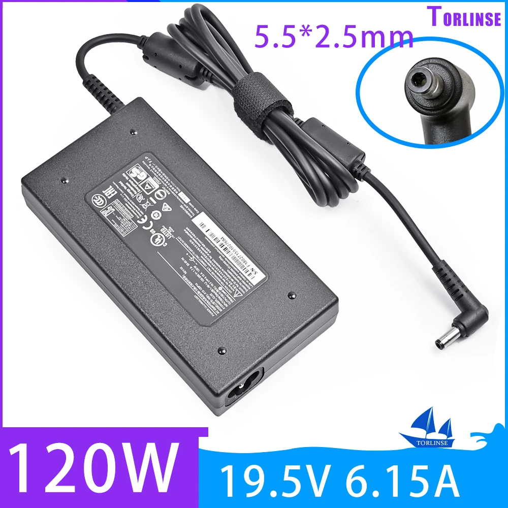 Fonte de Alimentação para Chicony Adaptador ac Carregador Portátil Msi Ge60 Gs60 Gs70 Gs70 A12120p1a 19.5v 6.15a