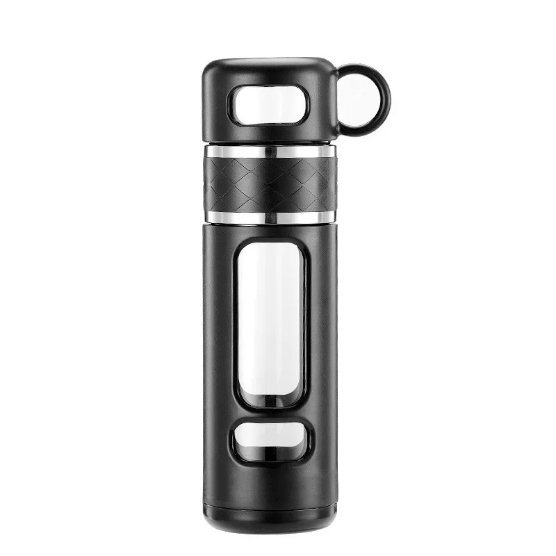 Tea cup Tea water separation 520ML Tea cup Water dishes Double-layer Insulation cup Portable Filtering thermal