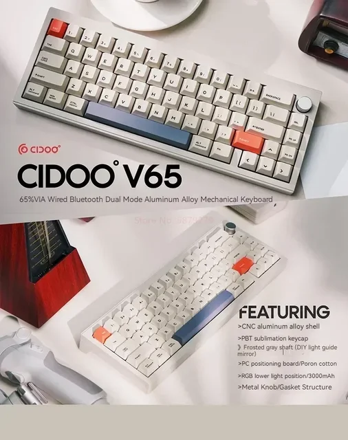 Cidoo v65 v2 kunden spezifische Dichtung Aluminium tuotuo 