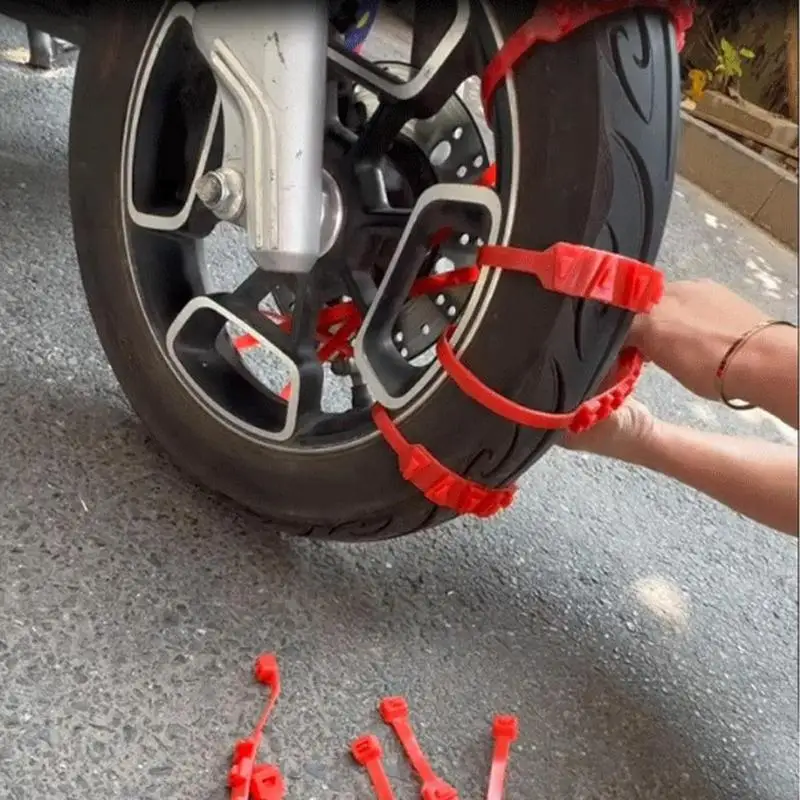 For Refer To Description Snow Tire Chain Nylon Anti-skid Chains Extrication Chain For Winter Driving Non-Slip Snow Chains