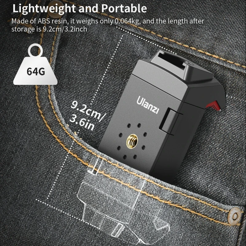 Ulanzi ST-29 Universal Tablet Tripod Mount Stand Phone Holder w Cold Shoe For iPhone iPad Air Pro Horizontal Vertical Shooting