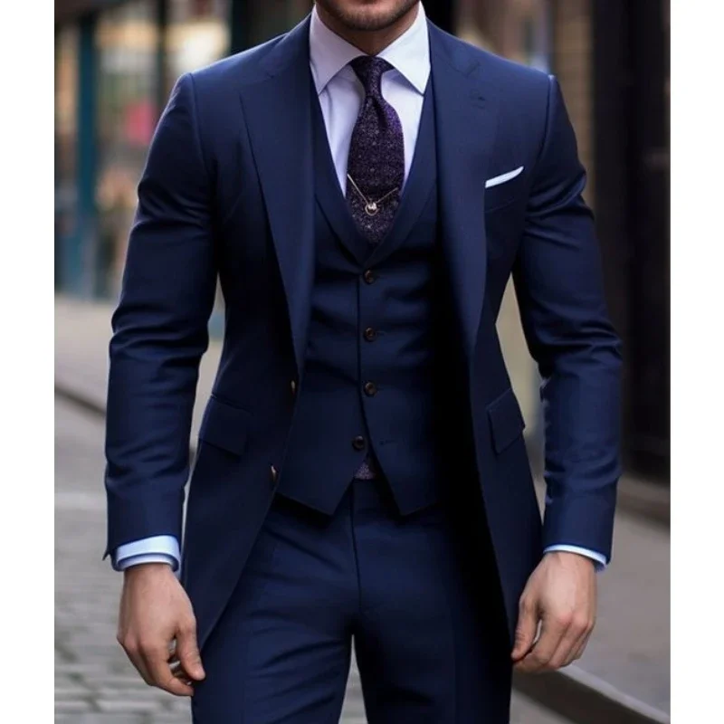 Costume pièces Bleu foncé Homme Kiabi