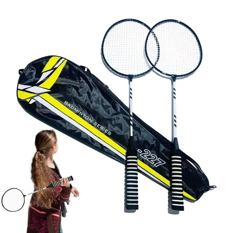 

Badminton Racket Set Badminton Racquets Replacement Set Anti-Slip Sturdy Rackets For Badminton Equipment Beach Family Game For