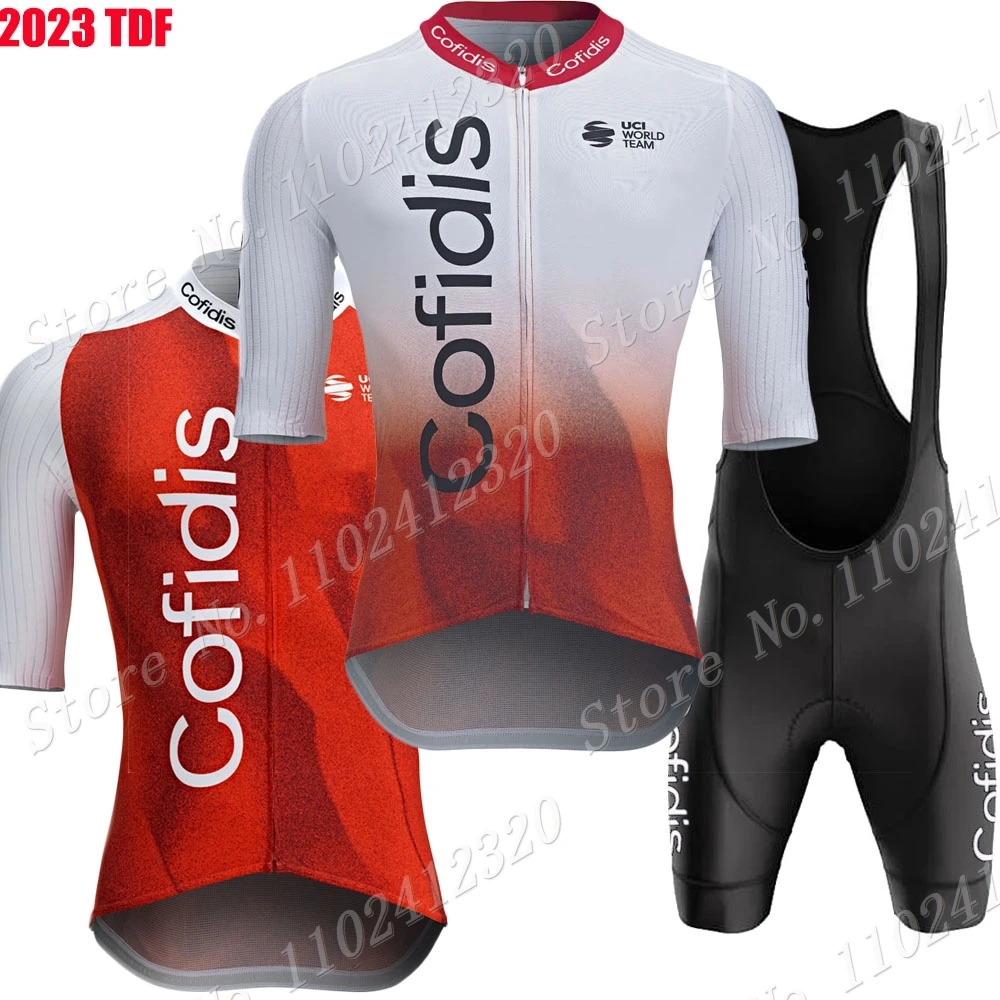Cofidis Cycling Jersey Cycling Teams Spanish Road Bike Shirts Suit