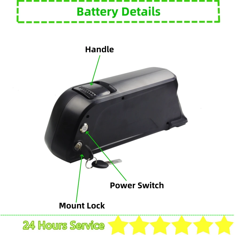 Electric Bike Lithium Battery Pack Dolphin Ebike Battery 48V 10Ah 10.4Ah 12Ah 12.8Ah 14Ah 36V 15Ah 20Ah 52V 14Ah With Charger For EBO Dolphin