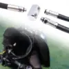 Diving Female Male Adaptor Low Pressure Pipe 3/8-24 Male Hose Adapter Connector Plitter Regulator Water Sports 2