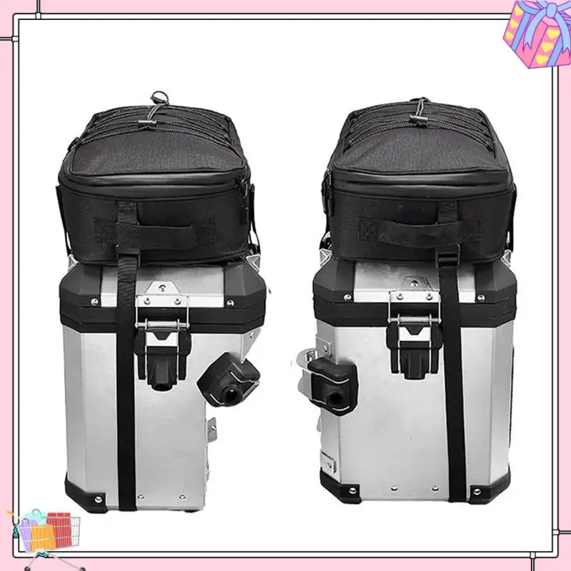 A77T-2PCS 오토바이 알루미늄 케이스 왼쪽 및 오른쪽 수하물 가방 BMW R1200GS R1250GS F650GS F700GS F750GS 용 뒷좌석 테일 박스 가방