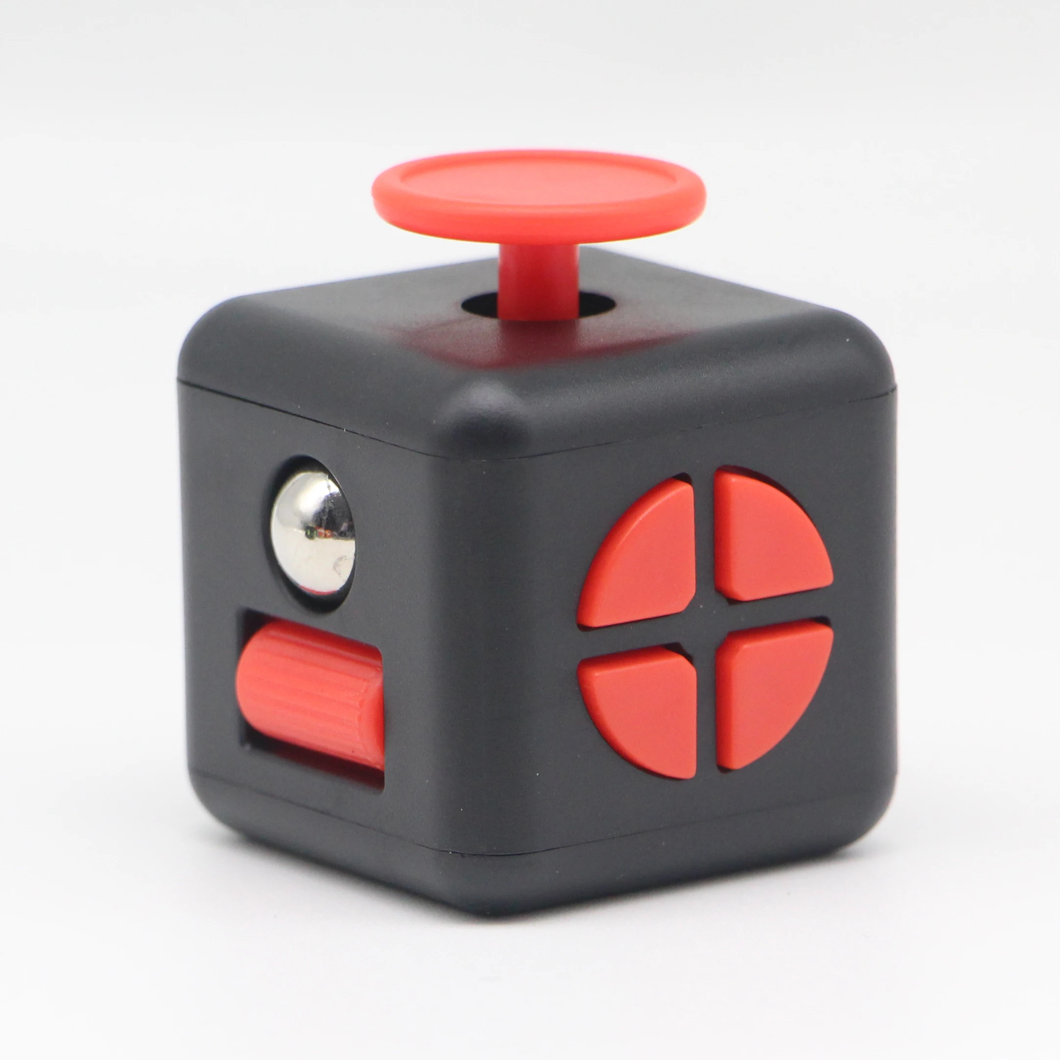 Fidget Toy 6-Sided Stress Relief Toy, Multi-Functional Finger Toy With Press, Squeeze & Slide Functions Stress Relief Finger Toy_voghion.com