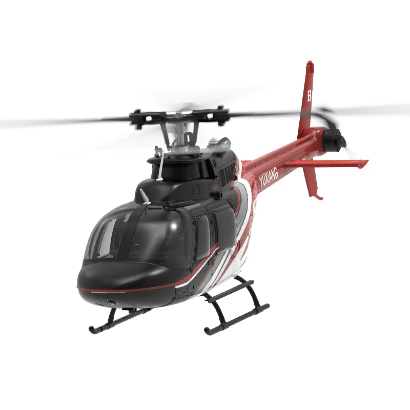 YUXIANG F08 1:27 Bell-206 Scale 2.4G 6CH Altitude Hold Optical Flow Positioning Dual Brushless Motor RC Helicopter 4