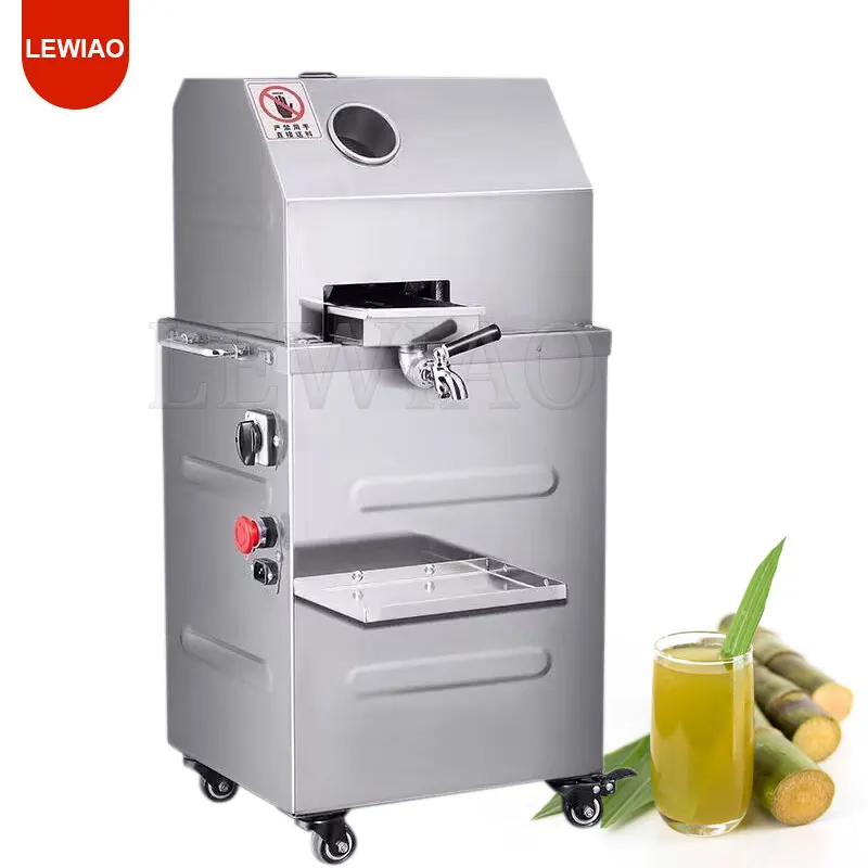 

Commercial Sugar Cane Electric Juicer Extractor Stainless Steel Sugarcane Juice Machine 300kg/h