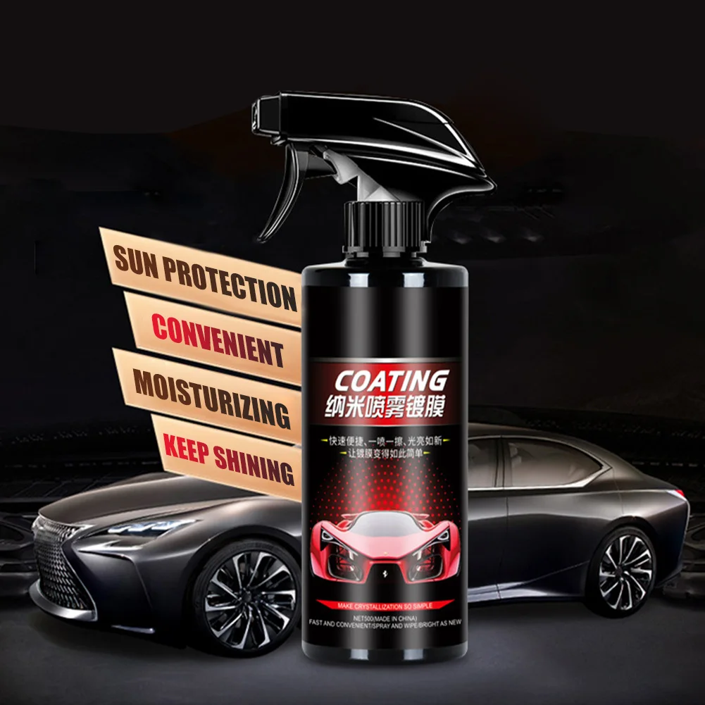 

500ML Car Polishing Agent Car Polishing With Towel Crystal Plating Car Paint Protection Anti-Aging Non-Scratch Hydrophobic
