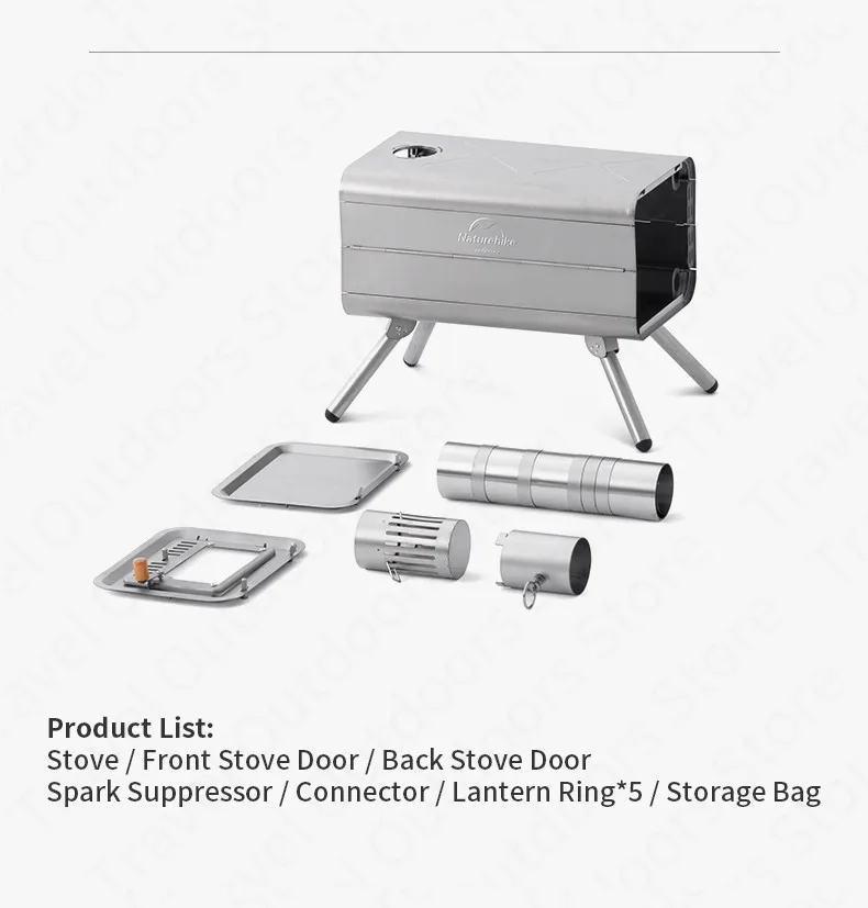 Ultimate Titanium Camping Wood Stove Ultralight Fast Cooking