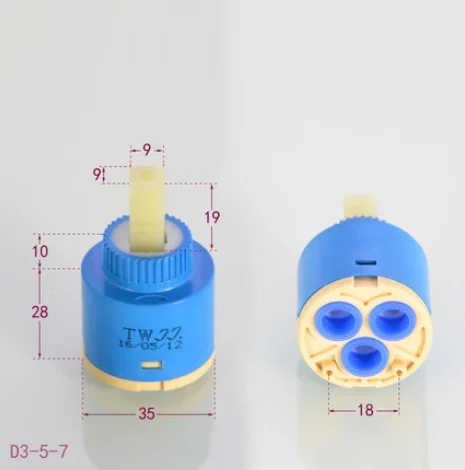 25mm 30mm 35mm 40mm Ceramic Replacement Cartridge Water Mixer Tap Inner Control Faucet Valve