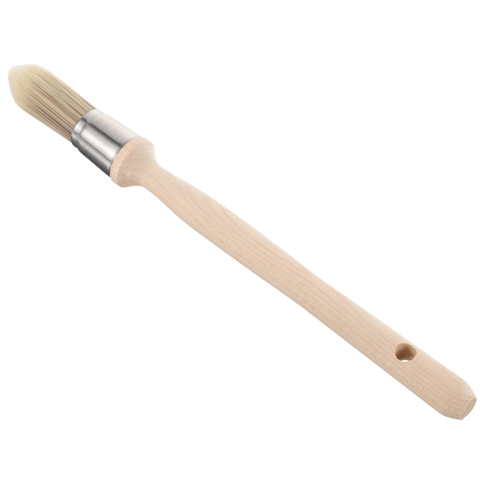 

Round Paint Brush Brushing Small for Touch up Trim Wax Painting Birch Corner Brushed