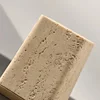 1pc Natural Yellow Cave Stone Storage Box, Creative Desktop Pen Holder Ornaments, Home Decoration, Makeup Brush Storage Jar 4