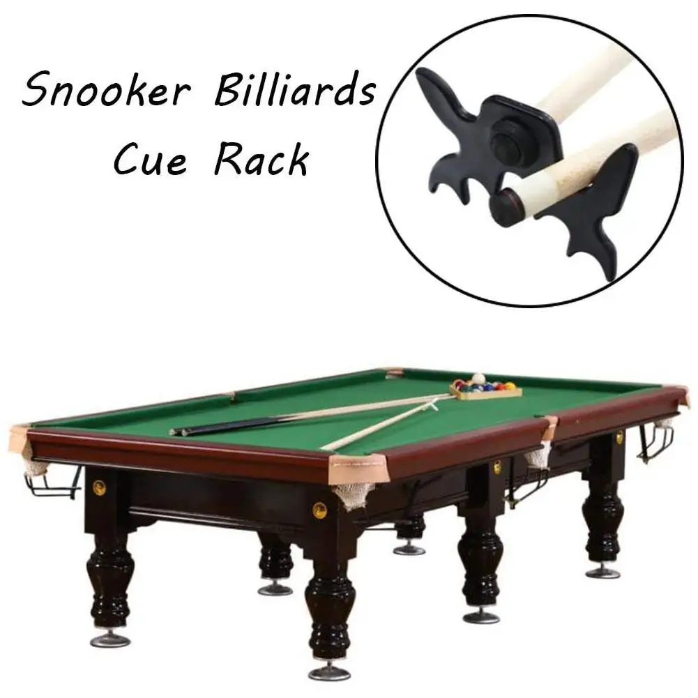 Billiards Cue Rack Bridge Head Cross Antlers Rod Holder Snooker Pool Plastic Staghorn Shape 2 Color billiard cue rack