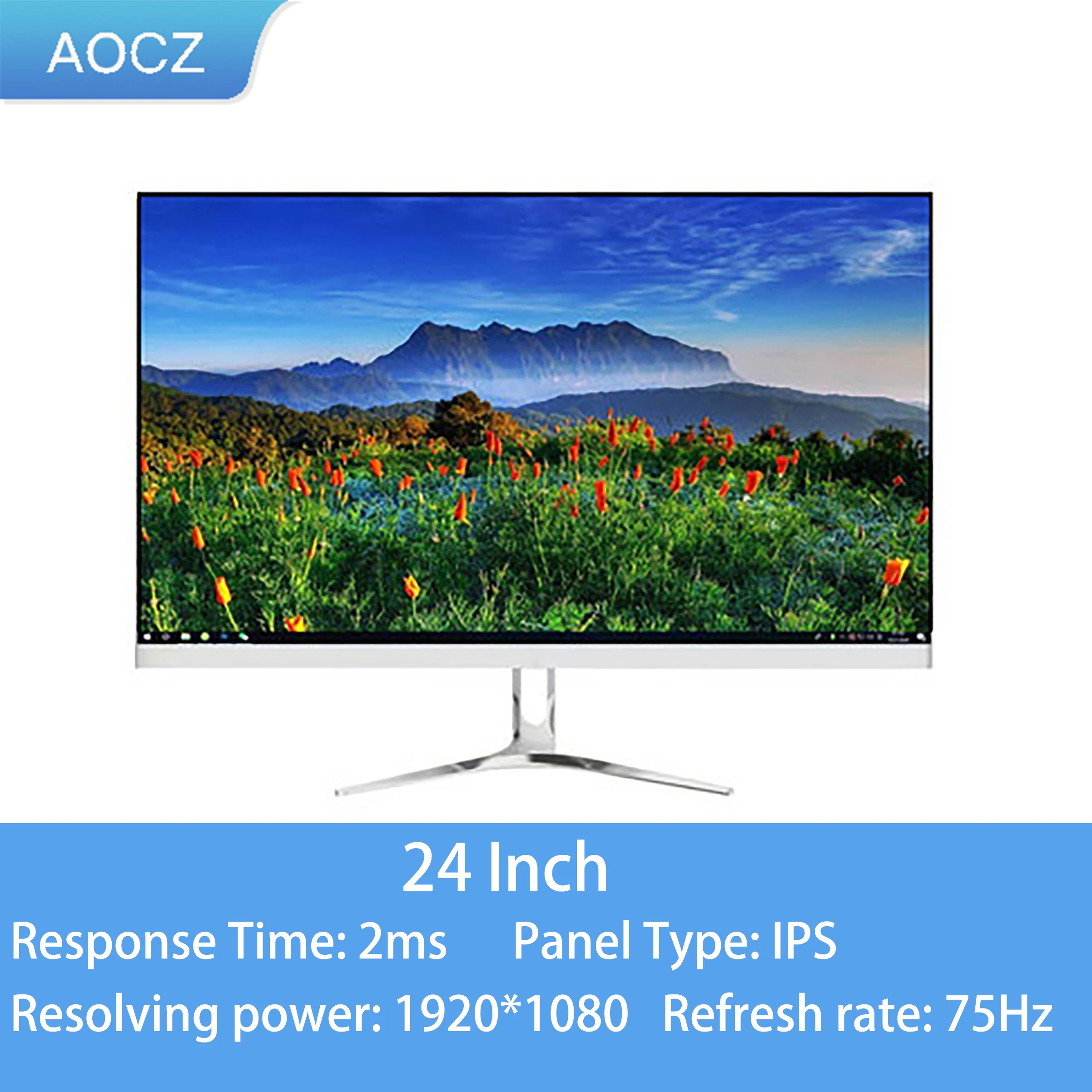 24 Inch White 75Hz
