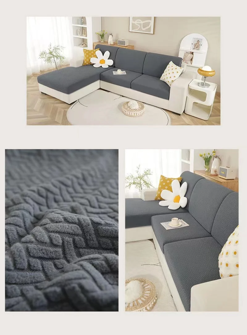 Sofa Cushion Cover Living Room Sofa Dust And Anti-fouling Cushion Cover Sofa Cover Living Room L-shaped Sofa Cover Furniture 5