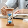 1-5 Min Wooden Hourglass Timer Creative Home Living Room Desktop Decoration Children Sandglass Birthday Gift Portable Sand Clock 5