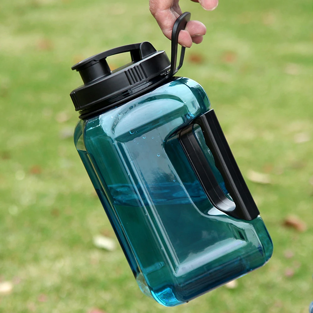 Outdoor Travel Sports GYM BPA Free Portable Leak-proof Kettle Water Bottle 2 Liters for Man Plastic Large Capacity Water Bottle