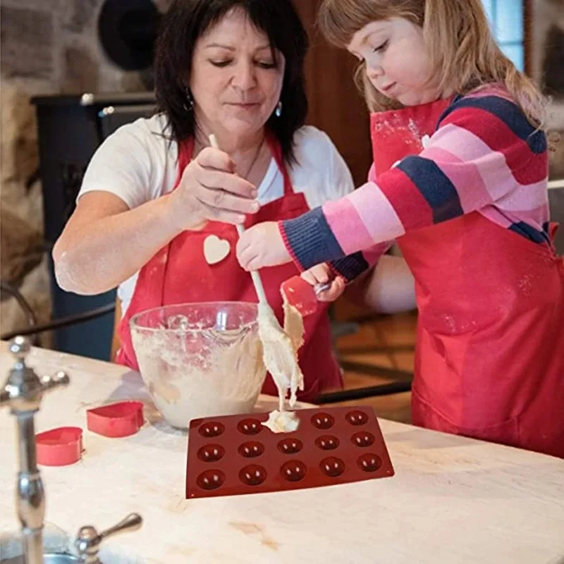 1pc Semi-Sphere Silicone Cake Mold for Chocolate, Ice Cream, Jelly, Pudding, and Rice B... - SKU SSCM1752 - UGI Packaging