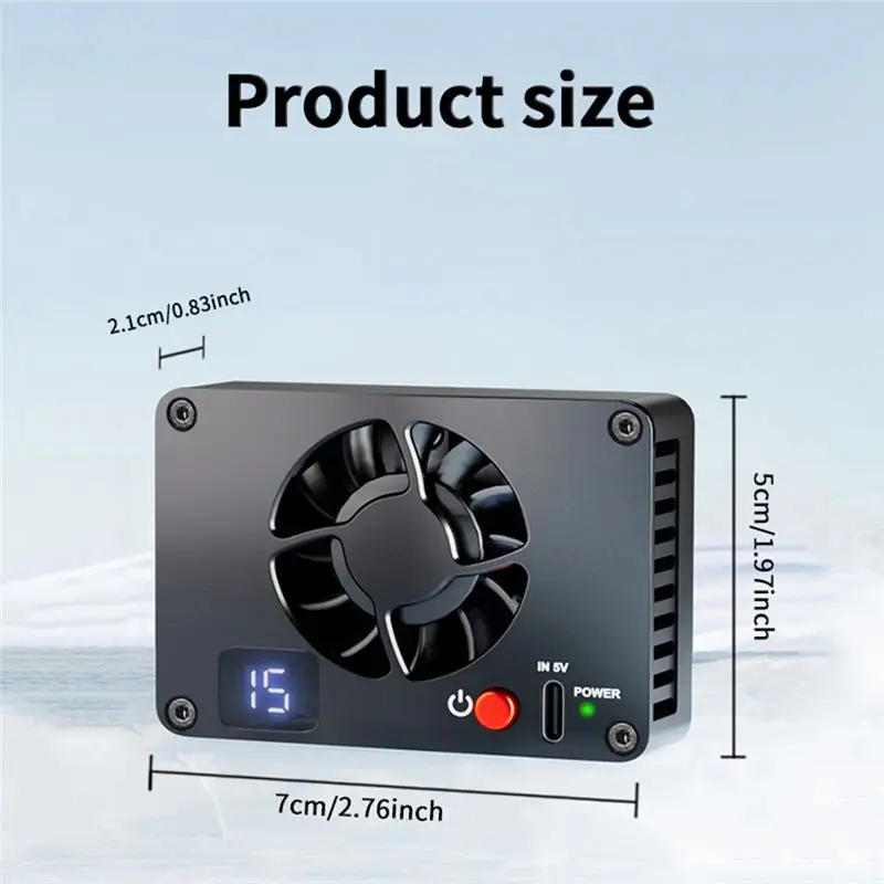 VO-카메라 냉각 시스템 캐논  후지필름 ZV-E10 A7M4 R5 R7 R6 XT4용 저소음 카메라 라디에이터 방열판