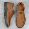 Men Leather Casual Shoes Breathable Loafers Men Sneakers 2024 New Male Comfortable Leather Flat Footwear Sneakers Men Shoes