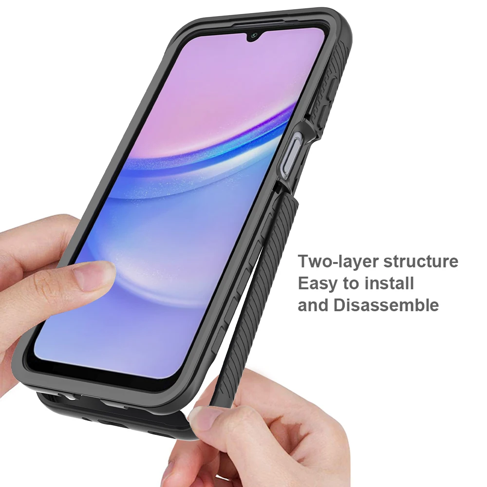 Hybrid Rugged Shockproof Sky Case with Dual-Layer Protection