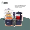 Babymoov Duo Meal Station XL, 6 in 1 Food Processor with Steamer, Multi-Speed Blender, Warmer, Defroster & Sterilizer, pink 3