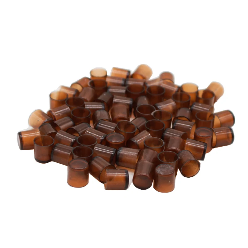 480 PCS Bee Queen Rearing King Cups Brown Color Cells Cages Room Cups Cell Cage Cup Bees Tools Beekeepers Equipment