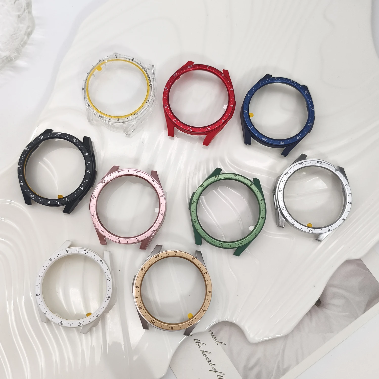 Neues Uhrengehäuse für Samsung Galaxy 6 Classic 43 mm 47 mm, digitale Lünette + Hülle für Samsung Galaxy 6 Classic Schutzhülle Zubehör – Detail 5