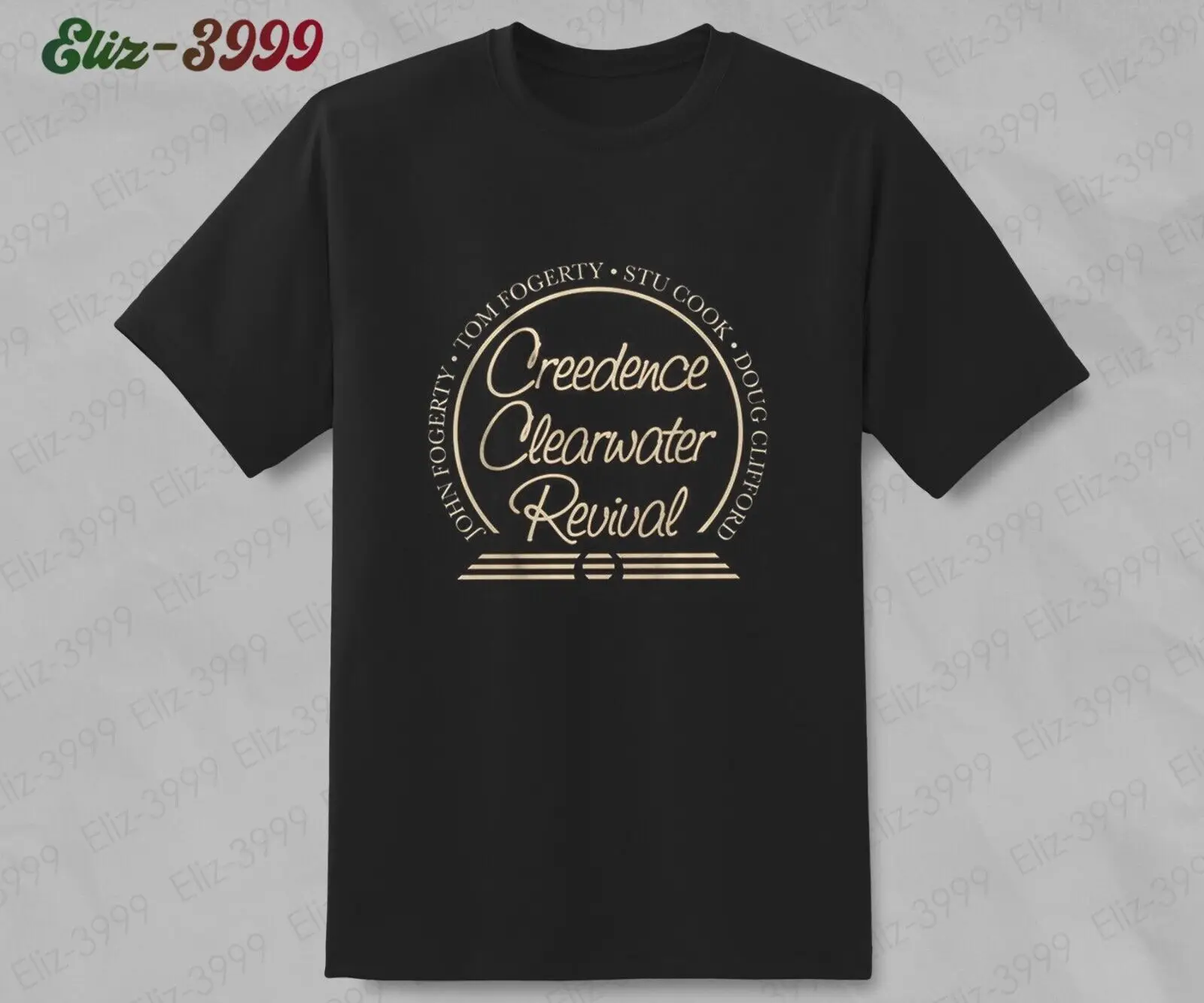 T-Shirt Creedence 259Y Revival Cosmo Factory Tom John Fogerty Stu Cook