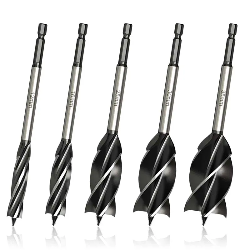 

Hex Shank Carpenter Joiner Tool Twist Drill Bit Set Wood Fast Cut Auger Drill Bit For Wood Cut Suit for woodworking