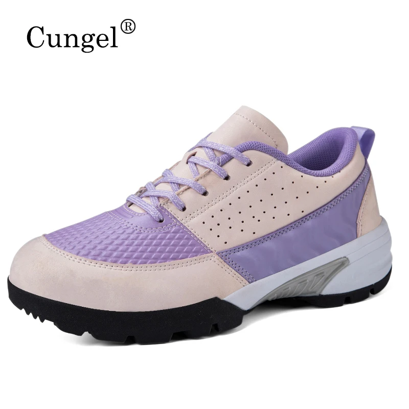 

Brand Golf Shoes for Athletics Men Professional Golf Tour Shoes Knobs Buckle Sport Sneakers Comfort Genuine Leather Golfer Shoes