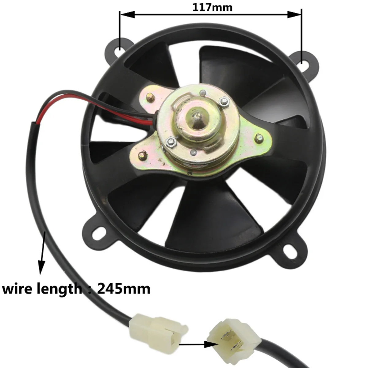 MZTI-12V Motorcycle Cooling Fan Oil Cooler Engine Electric Radiator For 150cc-250cc ATV Quad Go Kart Buggy Motocross motorcycle cooling fan