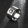 8MM Never Fade Stainless Steel Casual Party Ring  Four-color Rings Double Che Guevara Fashion Ring Boys Gift 2