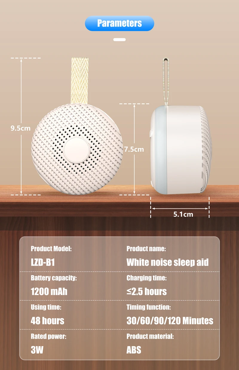 Intelligenter Lautsprecher Zur Babyschlafhilfe Mit White Noise_voghion.com